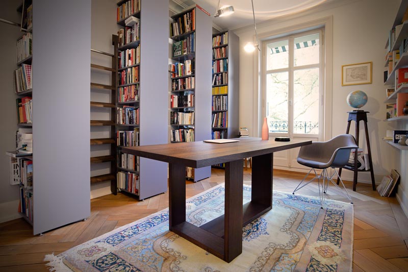 Räz Schreinerei Bibliothek Tisch Bern